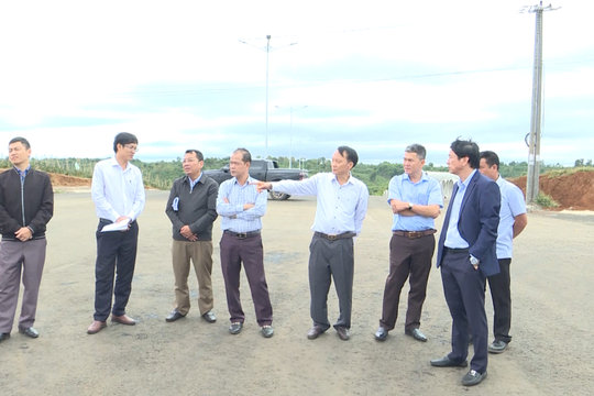 Kiểm tra tiến độ thi công 2 dự án lớn ở Đắk Nông