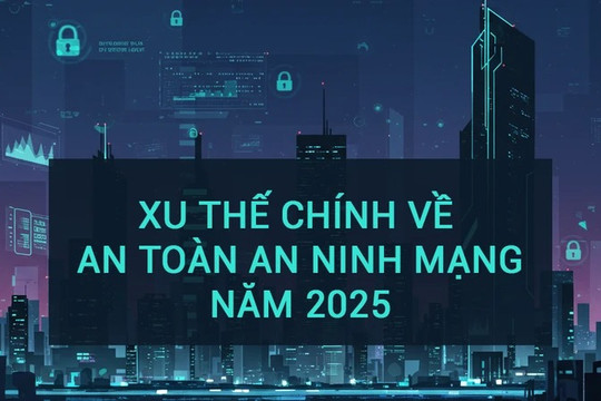 Bốn xu thế chính về an toàn an ninh mạng năm 2025