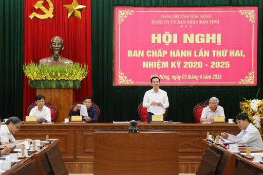 Hội nghị lần thứ II Ban Chấp hành Đảng ủy UBND tỉnh Đắk Nông