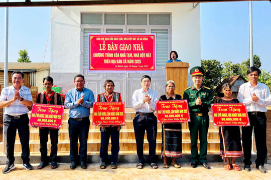 Gia Lai: Xóa nhà tạm, nhà dột nát đạt 53,72%