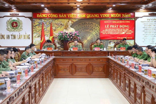 Bộ Công an phát động đợt sinh hoạt chính trị đặc biệt