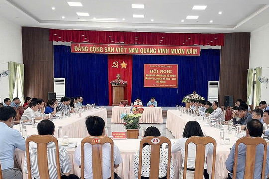 Gia Lai: Hội nghị lần thứ 20 Ban Chấp hành Đảng bộ huyện Phú Thiện khóa XIX (mở rộng)