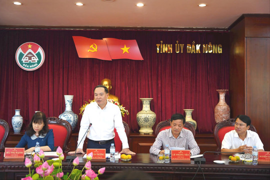 Đắk Nông bảo đảm các cơ quan, đơn vị, tổ chức sau sắp xếp hoạt động thông suốt
