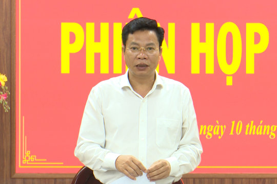 Đồng chí Lưu Văn Trung chủ trì Phiên họp 68 của Thường trực HĐND tỉnh Đắk Nông