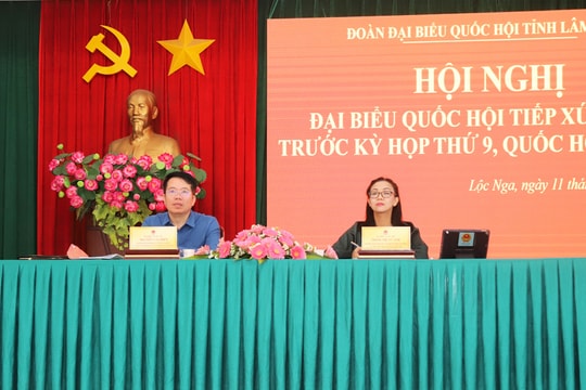 Đoàn ĐBQH tỉnh Lâm Đồng tiếp xúc cử tri tại TP Bảo Lộc