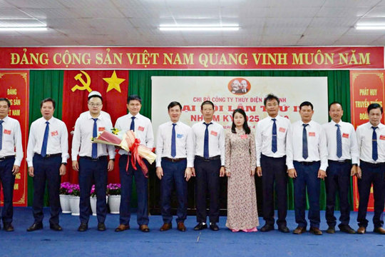 Đại hội Chi bộ Công ty Thuỷ điện Đại Ninh lần thứ IV thành công tốt đẹp
