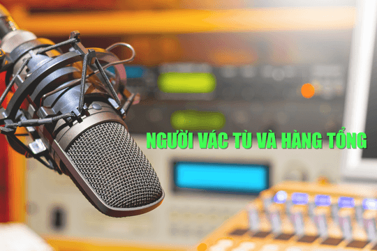Người vác tù và hàng tổng tại bon Đắk B'lao, thị trấn Kiến Đức