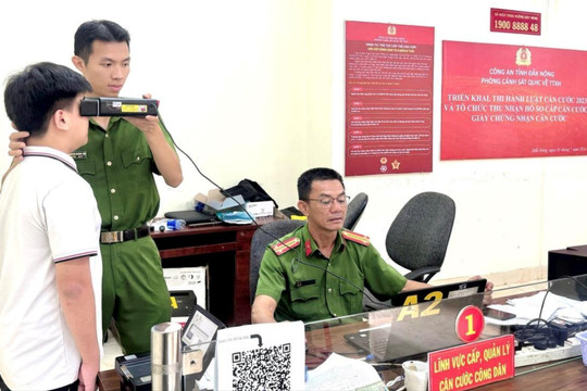 Không còn cấp huyện, công việc của công an Đắk Nông vẫn thông suốt, không gián đoạn