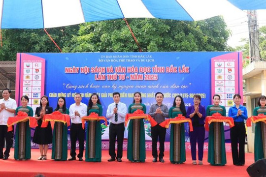 Khai mạc Ngày hội Sách và Văn hóa đọc tỉnh Đắk Lắk lần thứ 4