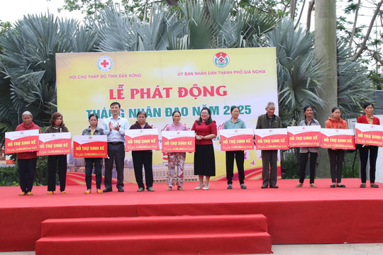 Đắk Nông phát động Tháng Nhân đạo năm 2025