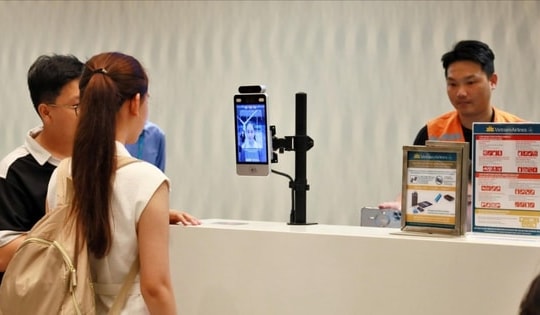 Nhà ga T3 sân bay Tân Sơn Nhất áp dụng nhiều công nghệ mới tạo thuận lợi cho hành khách