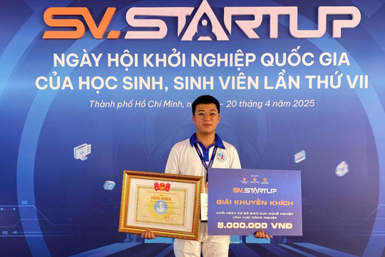 Dự án Dâu tây vì sức khỏe của sinh viên Lâm Đồng đạt giải khuyến khích Cuộc thi khởi nghiệp toàn quốc