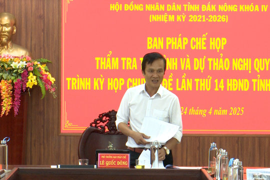 Thẩm tra các nội dung liên quan đến sắp xếp đơn vị hành chính