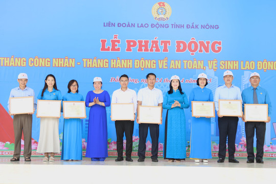 Đắk Nông phát động Tháng Công nhân năm 2025