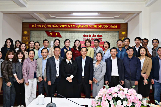 Quyền Bí thư Tỉnh uỷ làm việc với Báo Lâm Đồng và Đài Phát thanh - Truyền hình Lâm Đồng