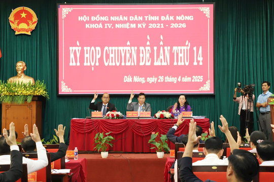 Đắk Nông thông qua nghị quyết sáp nhập tỉnh, xã