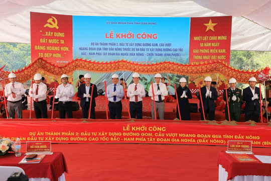 Đắk Nông khởi công Dự án thành phần 2 cao tốc Gia Nghĩa - Chơn Thành