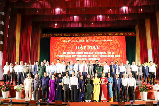 Đắk Nông gặp mặt Kỷ niệm 50 năm Ngày giải phóng miền Nam, thống nhất đất nước