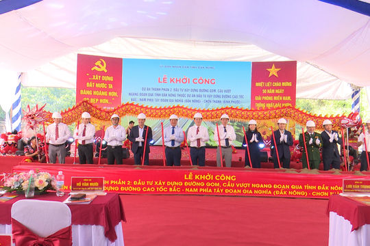 Đắk Nông khởi công Dự án thành phần 2, cao tốc Gia Nghĩa - Chơn Thành