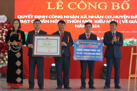 Xã đầu tiên ở Đắk Nông đạt chuẩn nông thôn mới kiểu mẫu về giáo dục