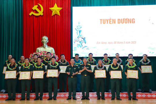 Đảng ủy quân sự tỉnh Đắk Nông tổng kết 10 năm học tập, làm theo Bác