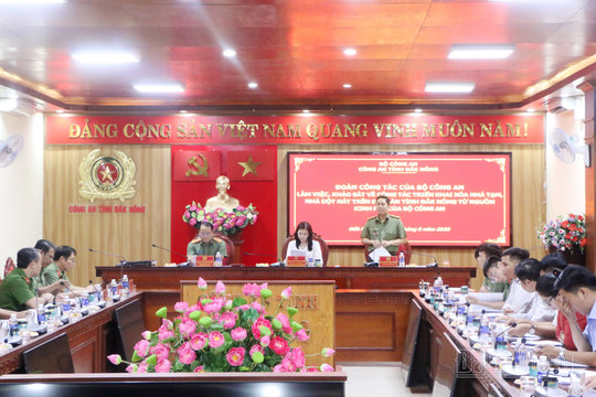 Công an Đắk Nông sẽ hoàn thành xây dựng 500 căn nhà cho người dân trước 30/6/2025