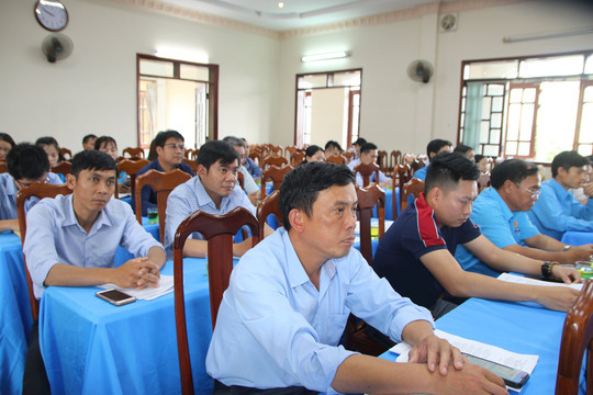 60 cán bộ công đoàn cơ sở Đắk Nông tập huấn nghiệp vụ