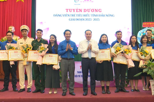 Đắk Nông tuyên dương 45 thanh niên, đảng viên trẻ tiêu biểu