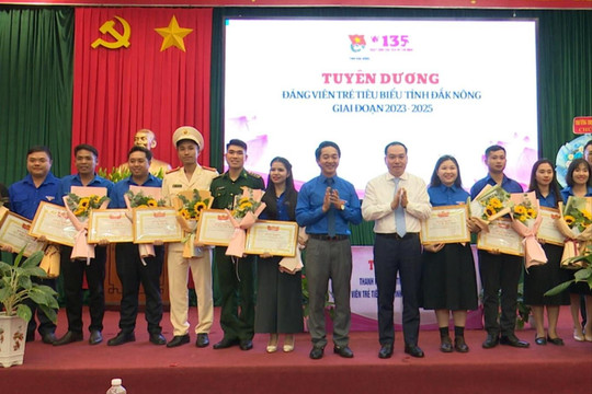 Đắk Nông tuyên dương 45 thanh niên, đảng viên trẻ tiêu biểu