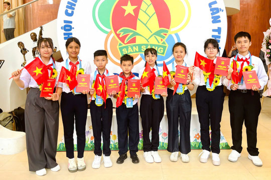 Đoàn đại biểu thiếu nhi Lâm Đồng tham gia nhiều hoạt động tại Đại hội Cháu ngoan Bác Hồ toàn quốc