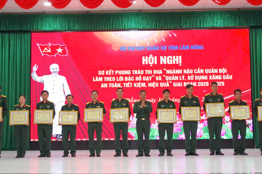 Ngành Hậu cần quân đội làm theo lời Bác Hồ dạy, thực hiện hiệu quả các nhiệm vụ đề ra