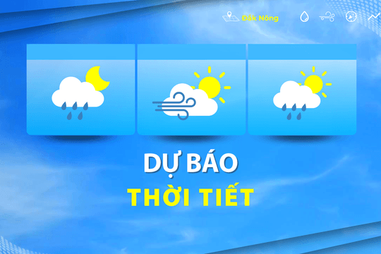 Dự báo thời tiết đêm 17 ngày 18/5/2025