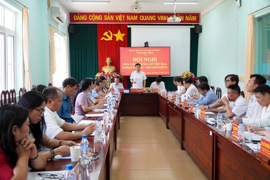 Đảng ủy các cơ quan Đảng tỉnh Đắk Nông hướng dẫn tổ chức đại hội nhiệm kỳ 2025 - 2030