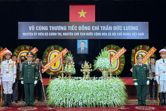 Lễ truy điệu nguyên Chủ tịch nước Trần Đức Lương