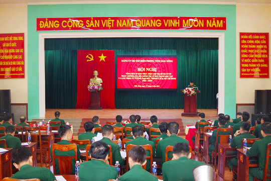 Bộ đội Biên phòng tỉnh Đắk Nông tổng kết 10 năm thực hiện Chỉ thị số 05