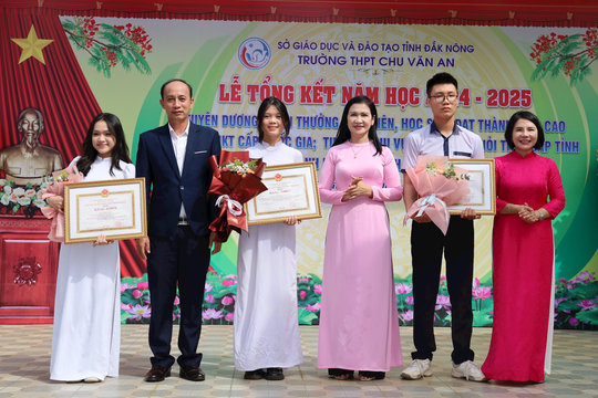 Trường THPT Chu Văn An đạt nhiều kết quả nổi bật năm học 2024 - 2025