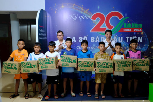 Ấm cúng liên hoan chào mừng Giải Bóng đá U11 – Cúp Báo Đắk Nông năm 2025