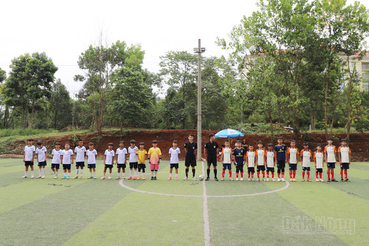 U11 Đắk R'lấp thắng thuyết phục U11 Đắk Glong
