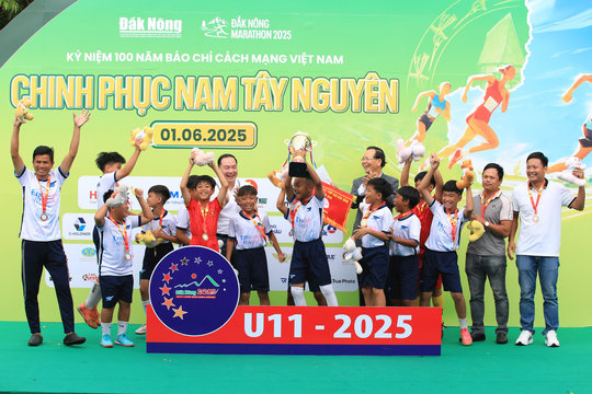 Ấn tượng Giải Bóng đá U11 - Cúp Báo Đắk Nông năm 2025