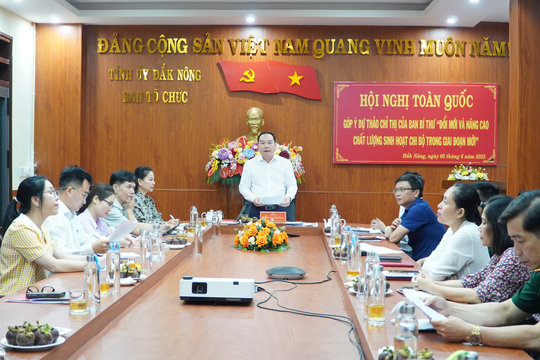 Đắk Nông đóng góp nhiều ý kiến dự thảo nâng cao chất lượng sinh hoạt chi bộ