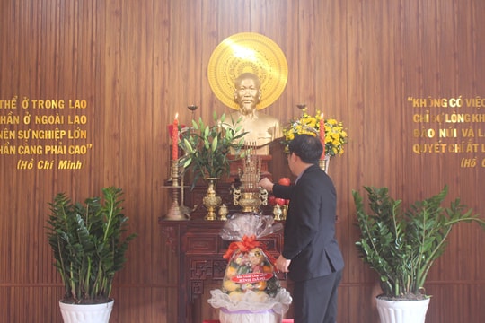 Khánh thành Phòng tưởng niệm Chủ tịch Hồ Chí Minh tại Di tích Nhà lao Thiếu nhi Đà Lạt