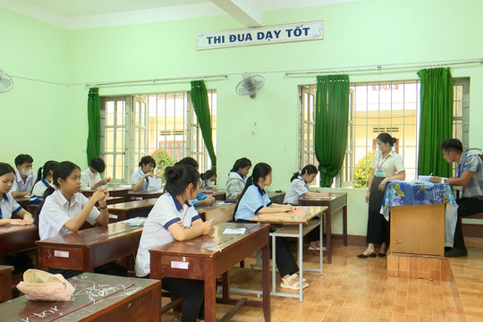 Kỳ thi tuyển sinh lớp 10 diễn ra an toàn, đúng quy chế
