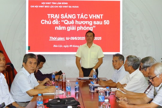 Tổ chức Trại sáng tác văn học - nghệ thuật tại TP Bảo Lộc năm 2025