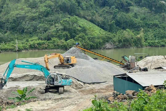 Giá cát ở Đắk Nông tăng cao chưa từng có