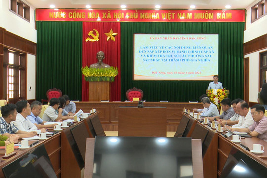 Hoàn thành phương án sáp nhập xã, phường trước 12/6