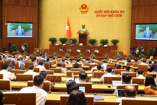 Ngày 11/6, Quốc hội thảo luận về việc sắp xếp đơn vị hành chính cấp tỉnh năm 2025