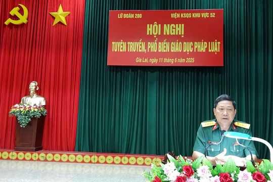 Phổ biến giáo dục pháp luật tại Lữ đoàn 280, Quân khu 5