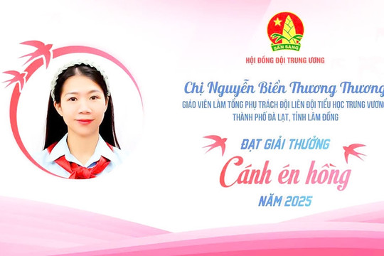 Hai giáo viên Lâm Đồng vinh dự nhận Giải thưởng “Cánh én hồng” năm 2025