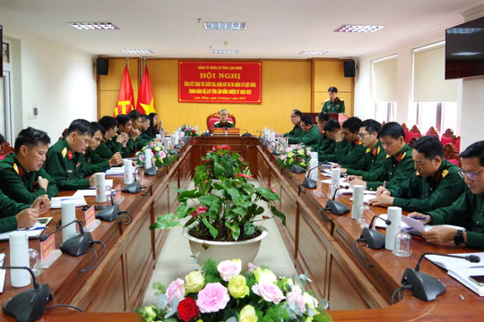 Đảng uỷ Quân sự tỉnh tổng kết công tác kiểm tra, giám sát, thi hành kỷ luật Đảng