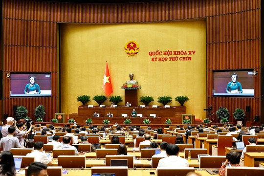 Quốc hội thông qua phương án 34 đơn vị hành chính cấp tỉnh, có hiệu lực ngay